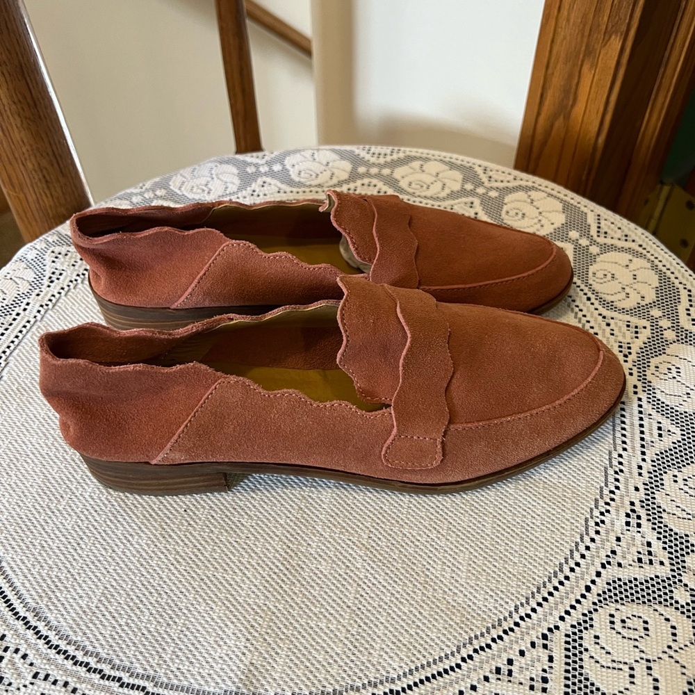 Lucky Brand suede loafers